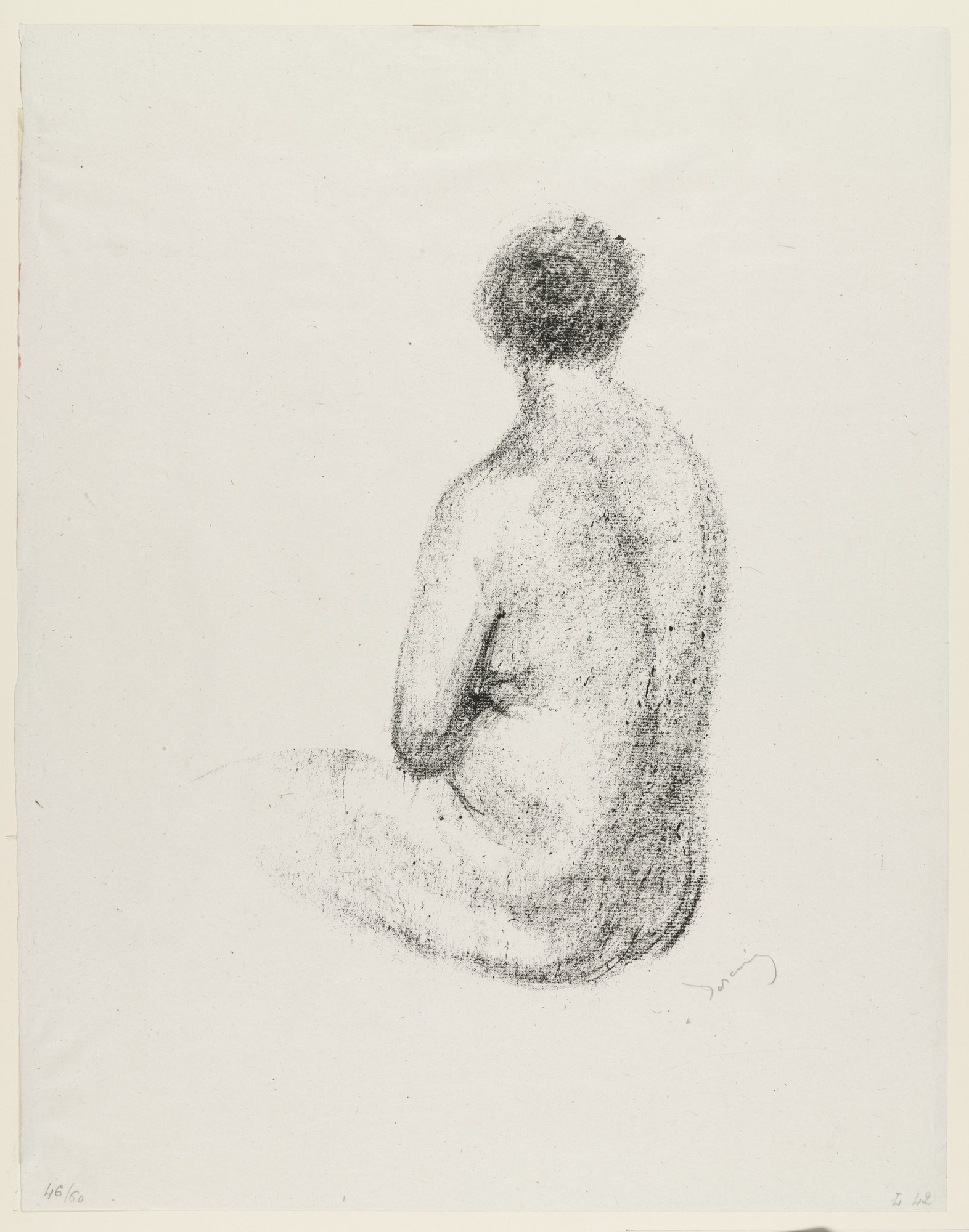 André Derain. Seated Nude, Back Turned