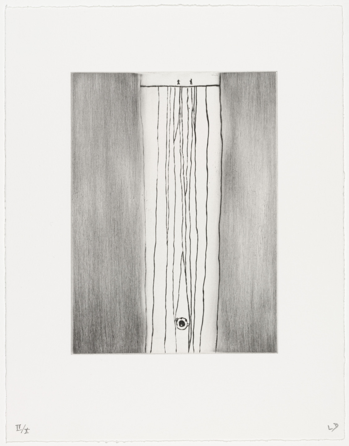 Louise Bourgeois. Untitled, plate 2 of 9, from the portfolio, The View from the Bottom of the Well. 1996