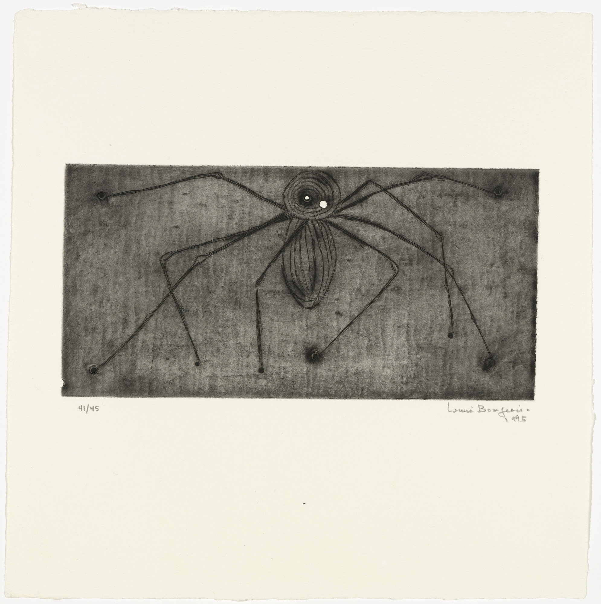 Louise Bourgeois. Untitled, plate 2 of 9, from the portfolio, Ode à Ma Mère