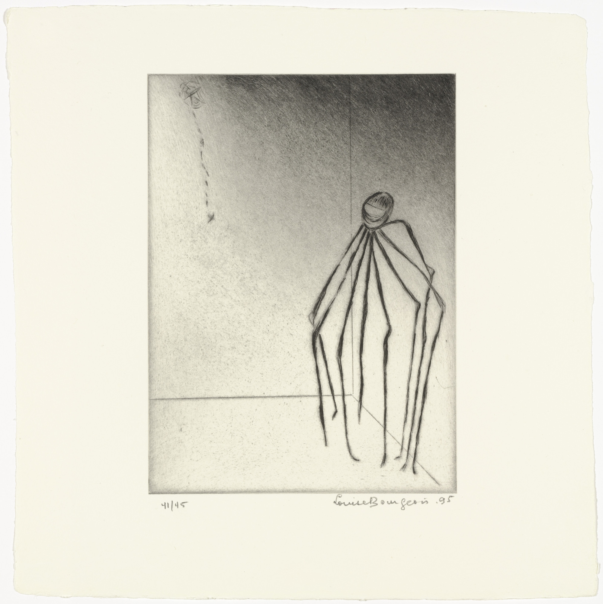 Louise Bourgeois. Untitled, plate 3 of 9, from the portfolio, Ode à ma mère
