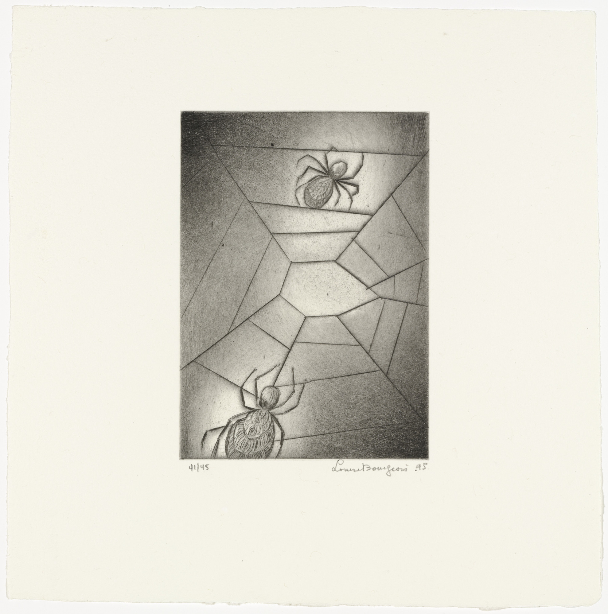 Louise Bourgeois. Untitled, plate 4 of 9, from the portfolio, Ode à Ma Mère