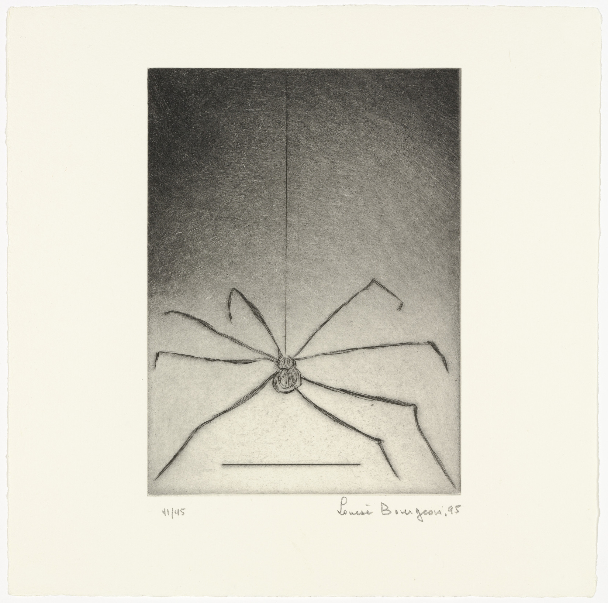 Louise Bourgeois. Untitled, plate 5 of 9, from the portfolio, Ode à Ma Mère