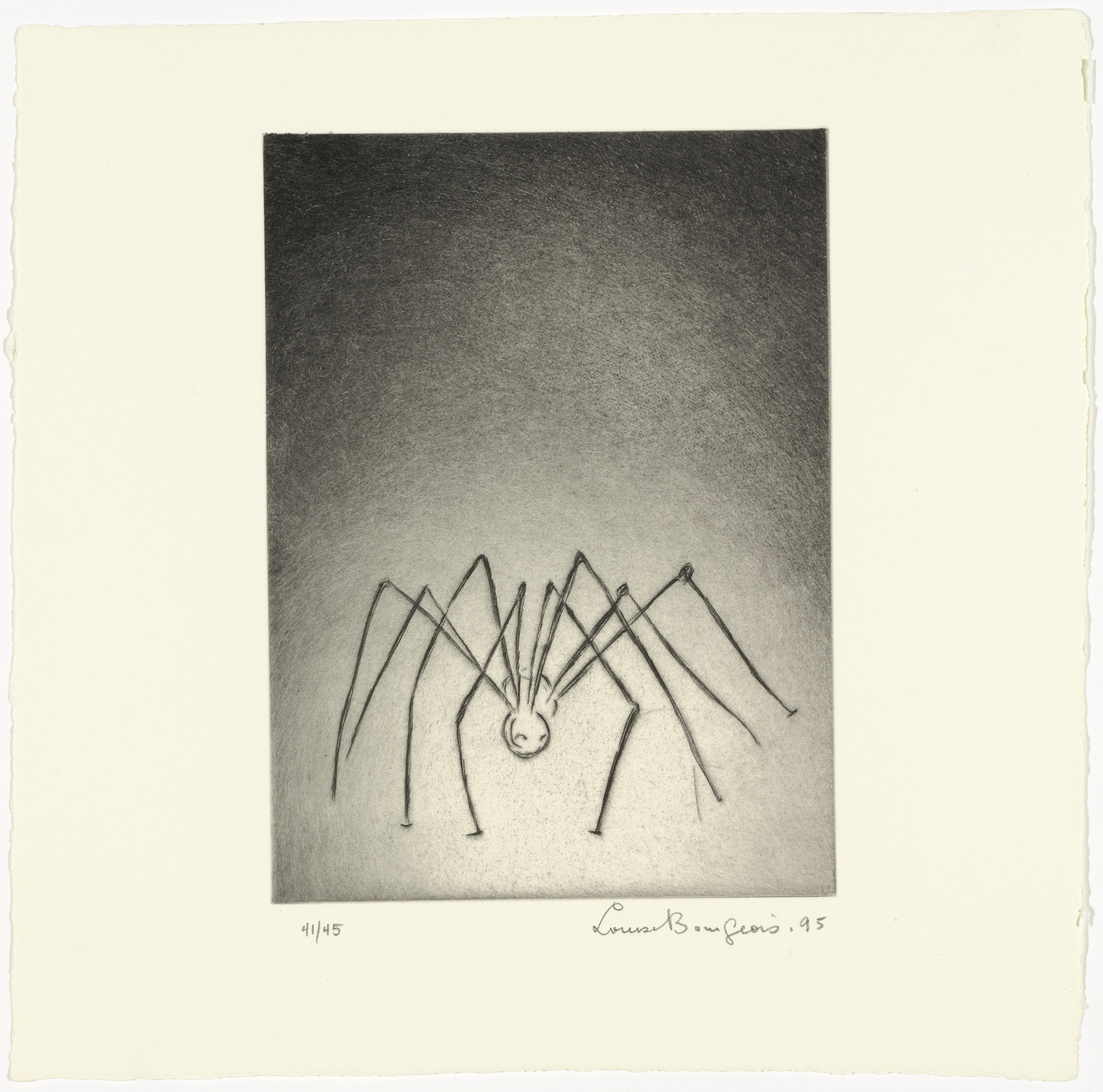 Louise Bourgeois. Untitled, plate 7 of 9, from the portfolio, Ode à Ma Mère
