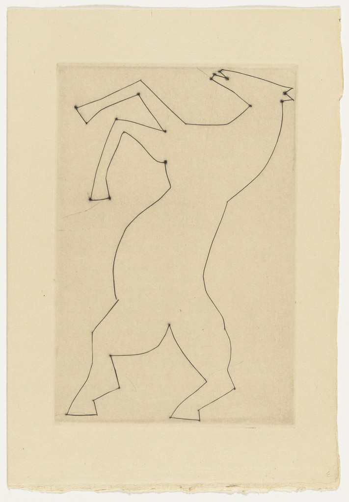 Plate (folio 44) from Chevaux de minuit