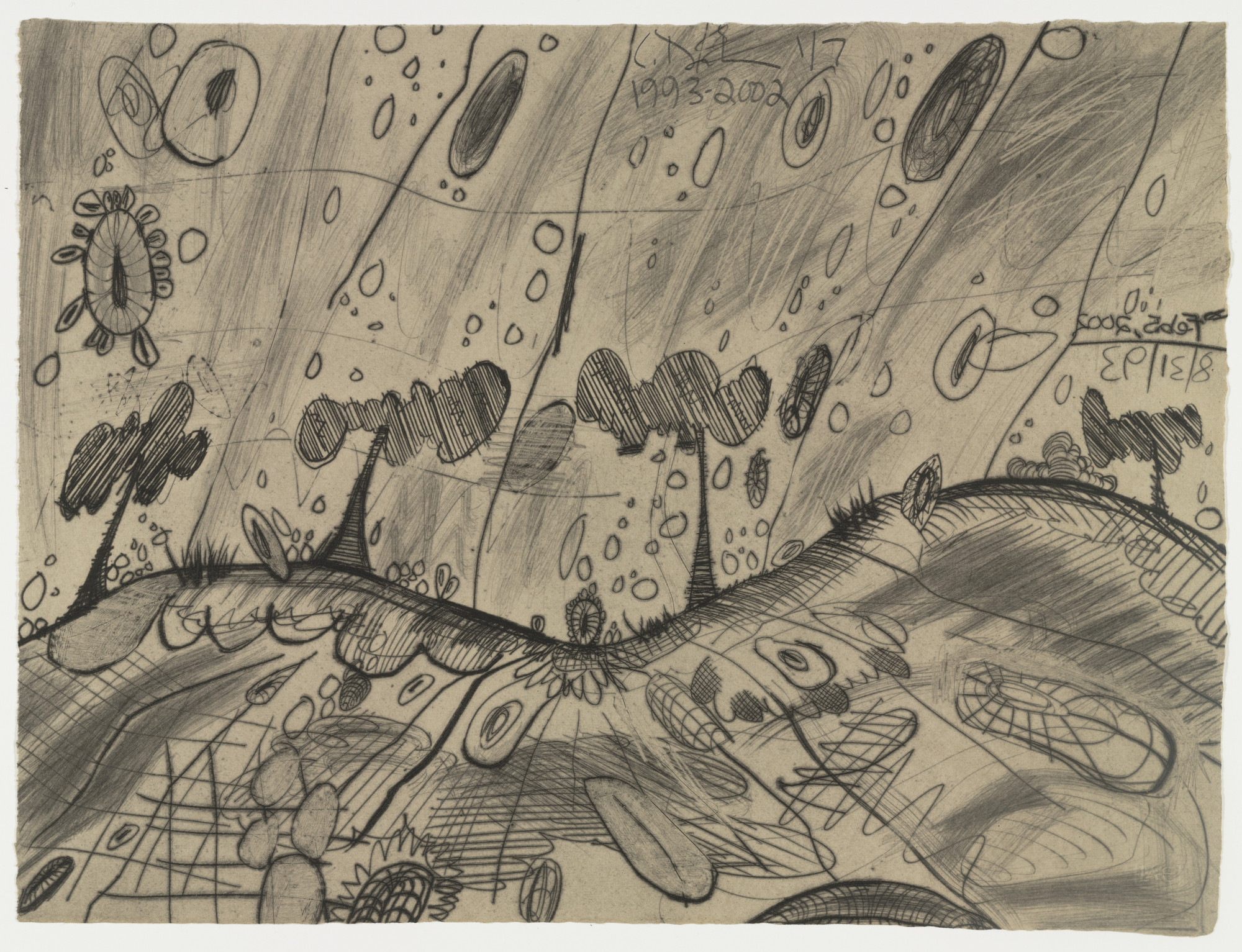 Carroll Dunham. Untitled #2