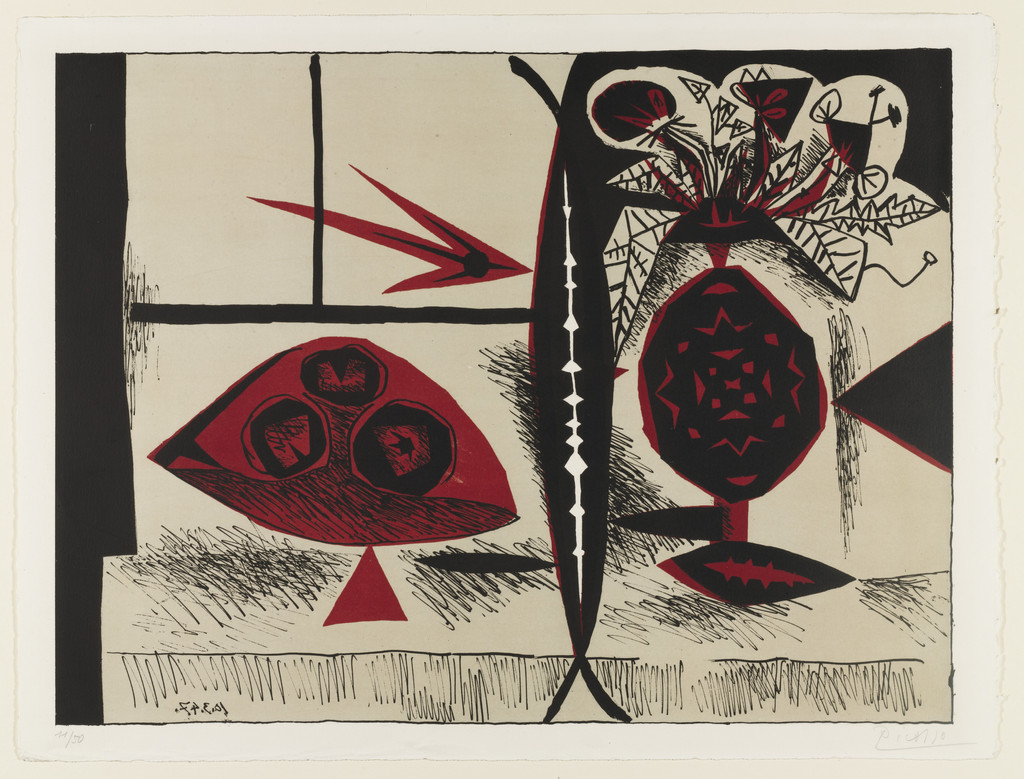 Composition with Vase of Flowers (Composition au vase de fleurs)