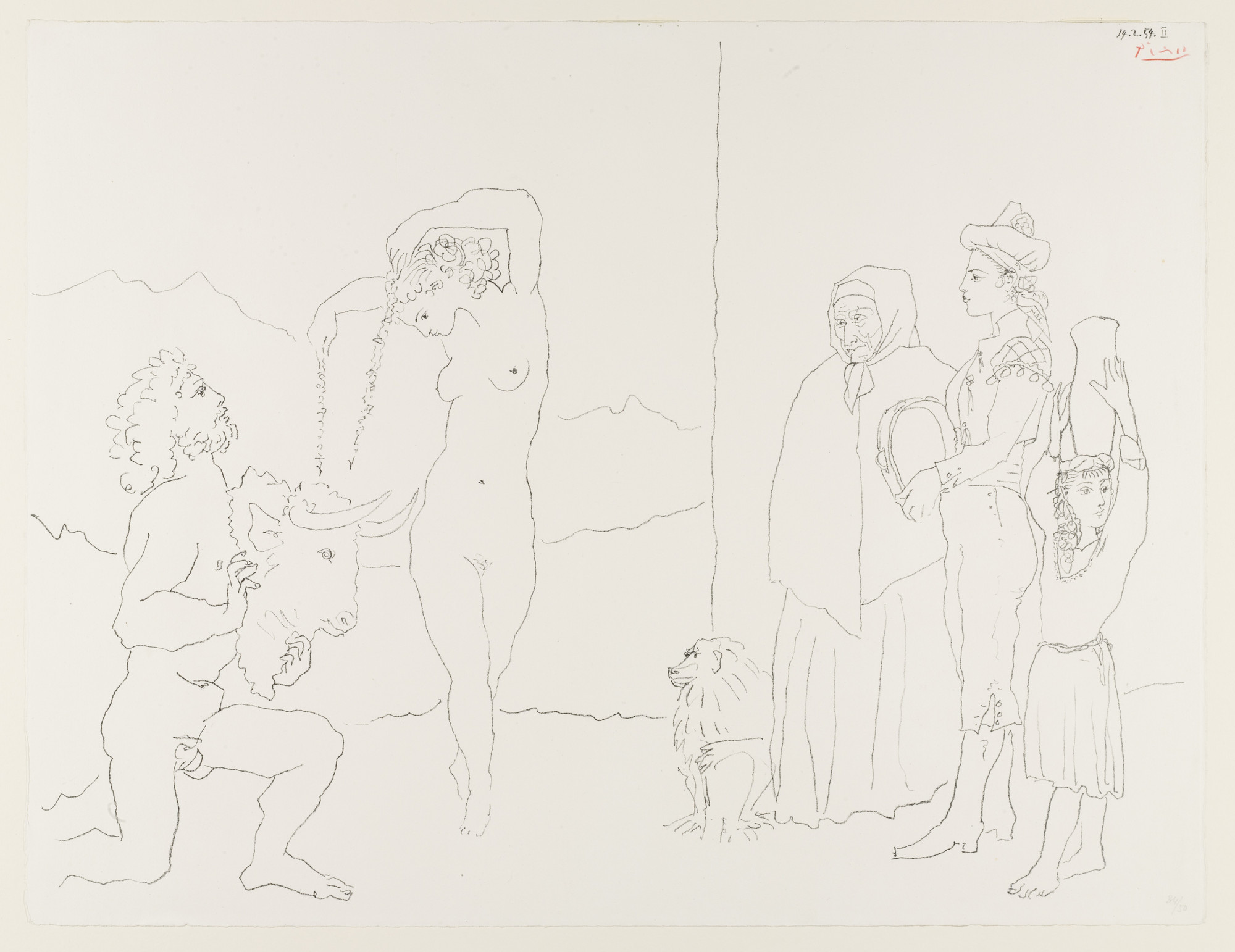 Pablo Picasso. Dance of the Banderillas (La Danse des Banderilles)