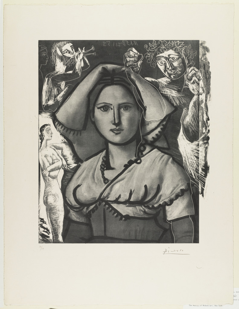 The Italian Woman (after the painting by Victor Orsel) (L'Italienne [d'après le tableau de Victor Orsel])