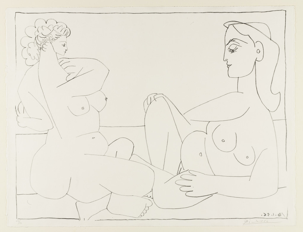 Two Women on the Beach (Deux Femmes sur la Plage)