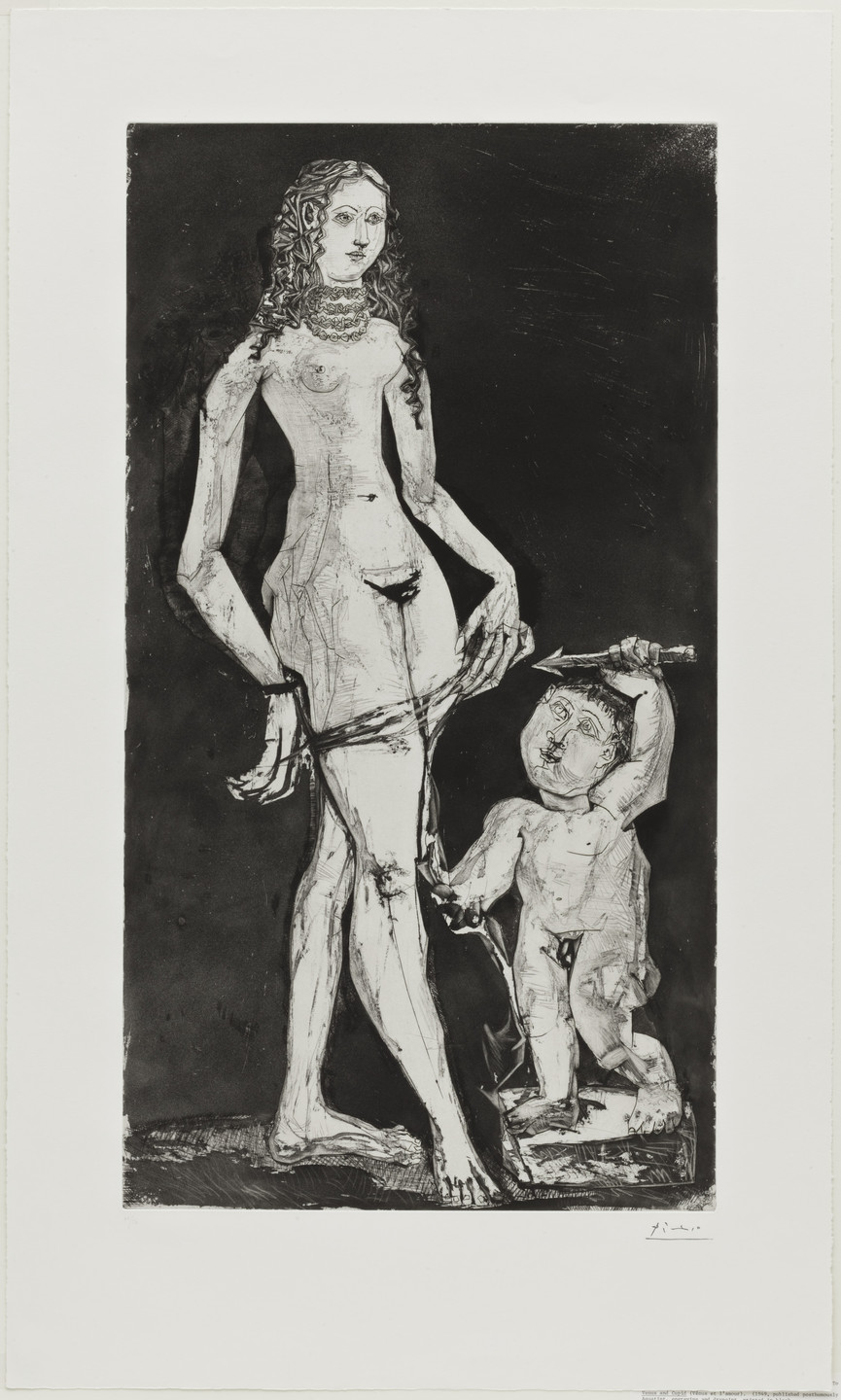 Pablo Picasso. Venus and Cupid, After Cranach. c. May 30, 1949 and 1951, published 1979