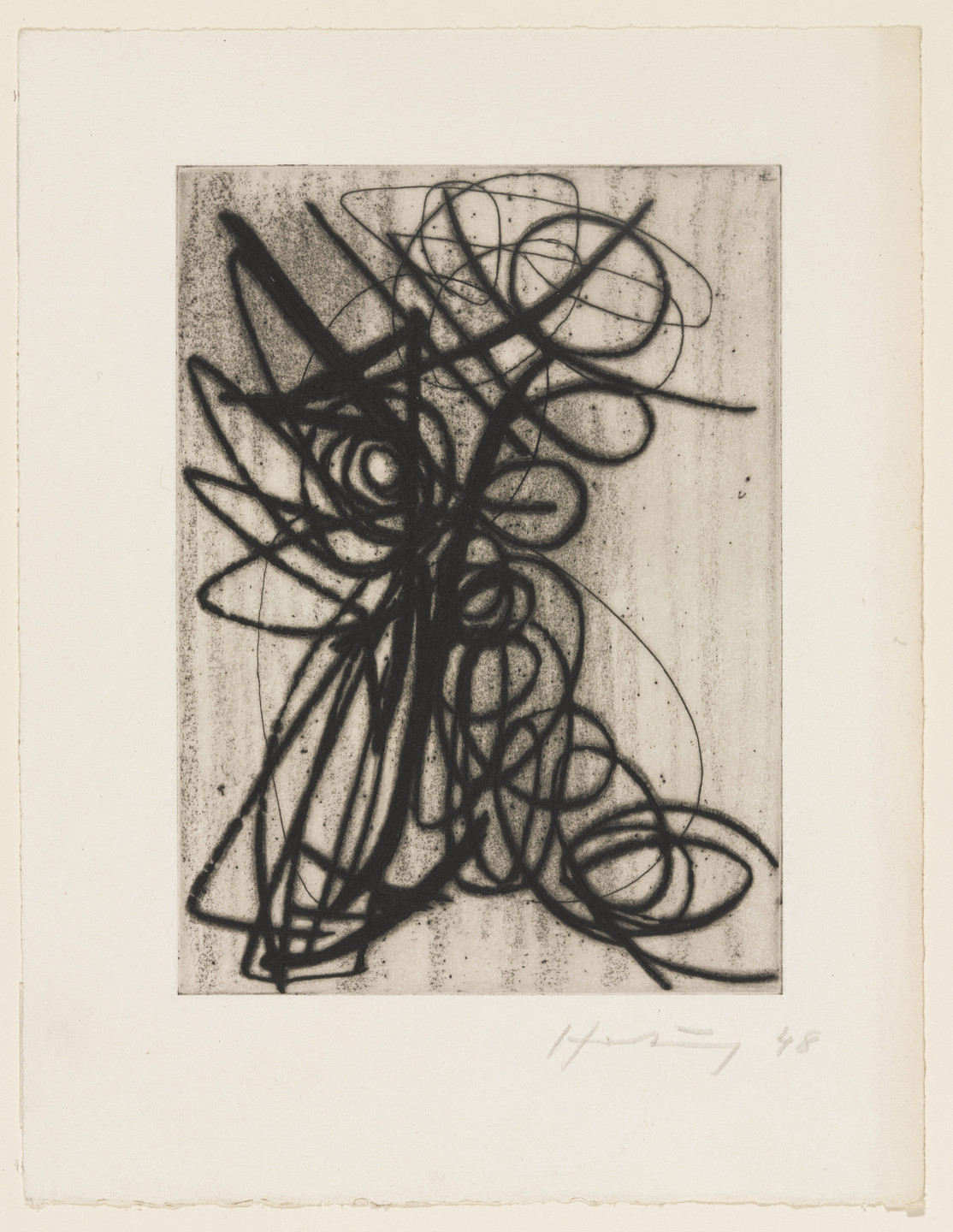 Hans Hartung. Composition. 1948