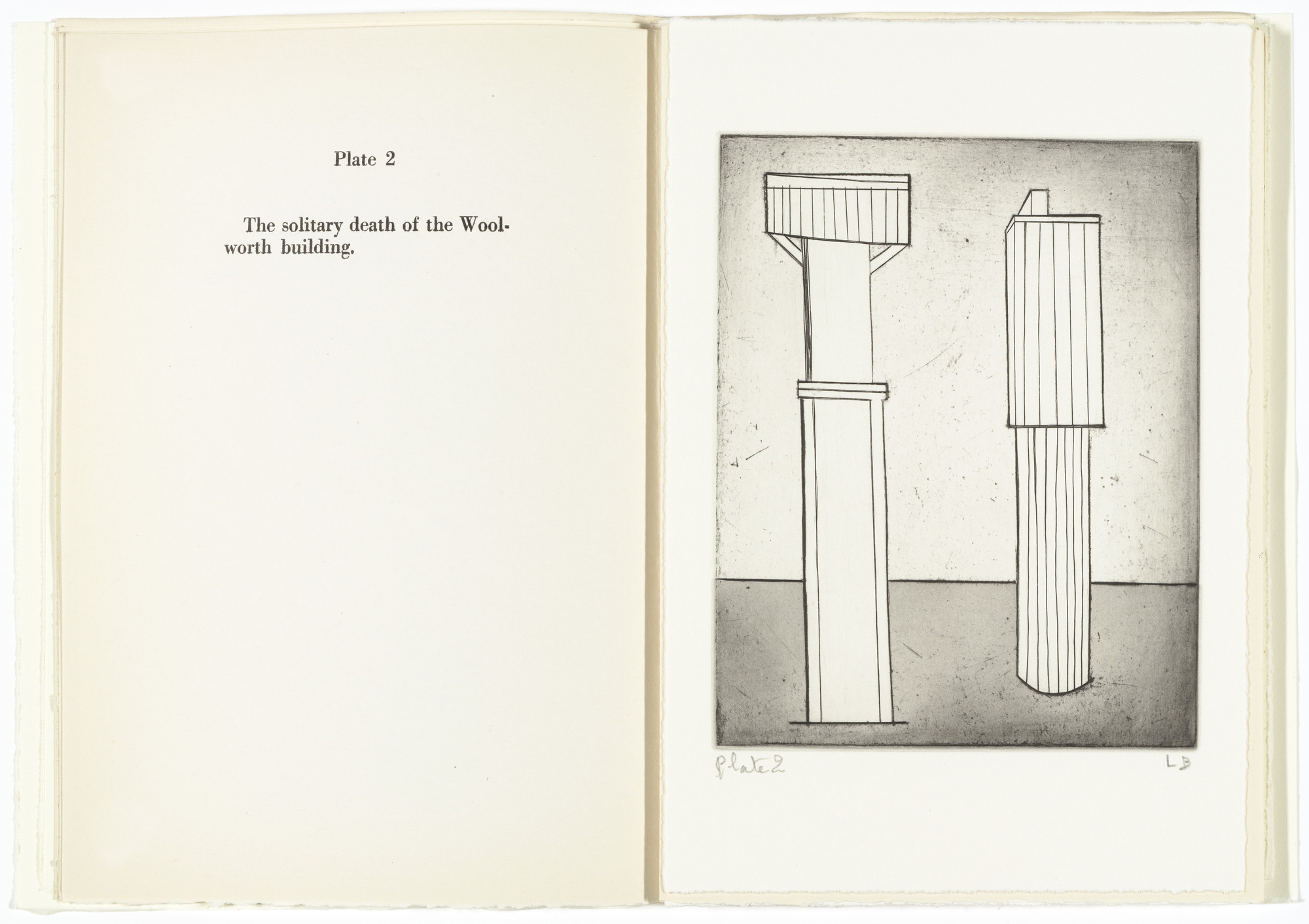 Louise Bourgeois. Plate 2 of 11, from the illustrated book, He Disappeared into Complete Silence, second edition. 2005