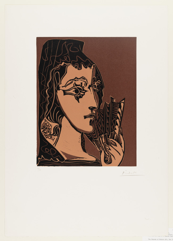 Portrait of Jacqueline as Carmen (Portrait de Jacqueline en Carmen), state four