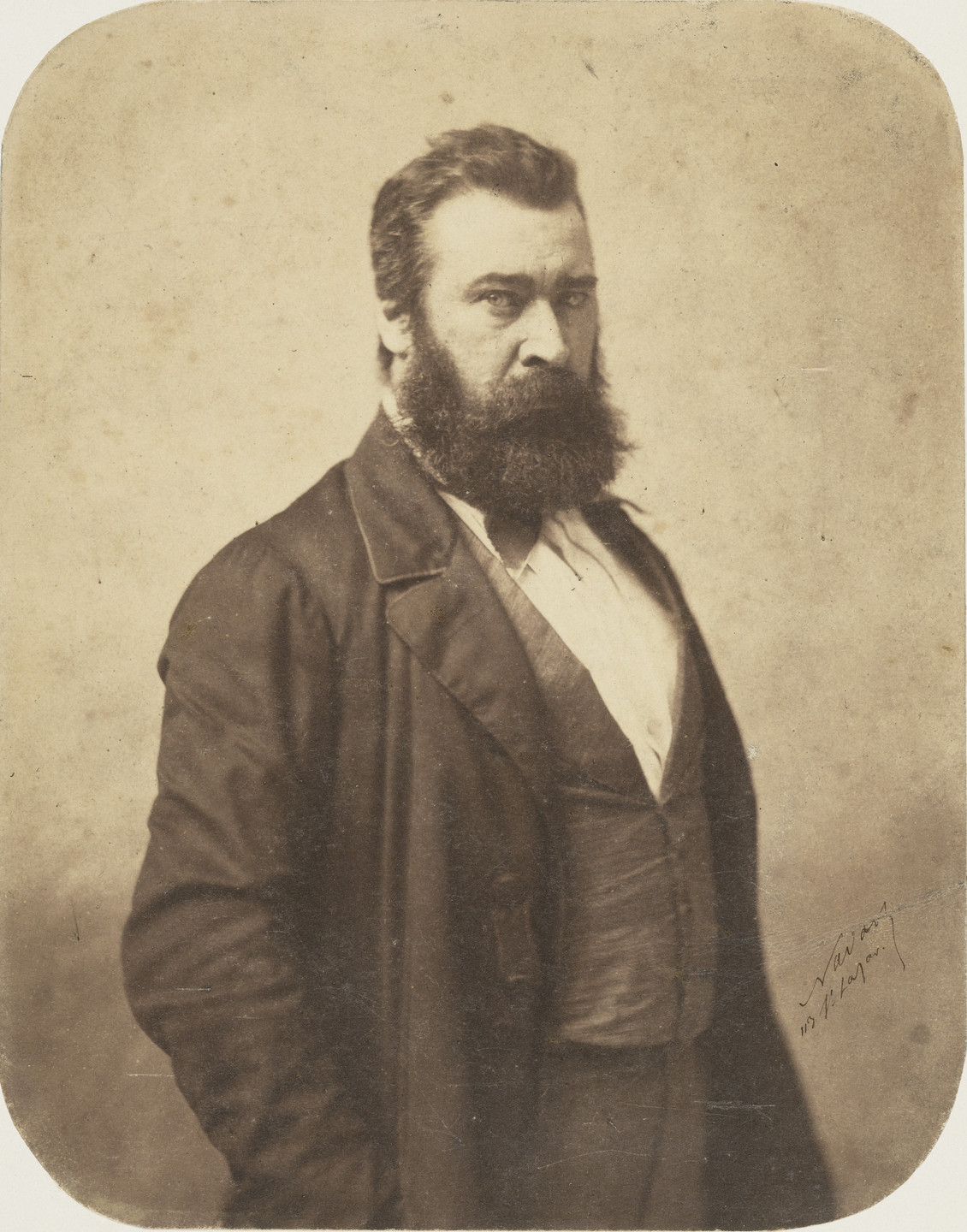 Nadar (Gaspard-Félix Tournachon). Jean-François Millet. 1856-58