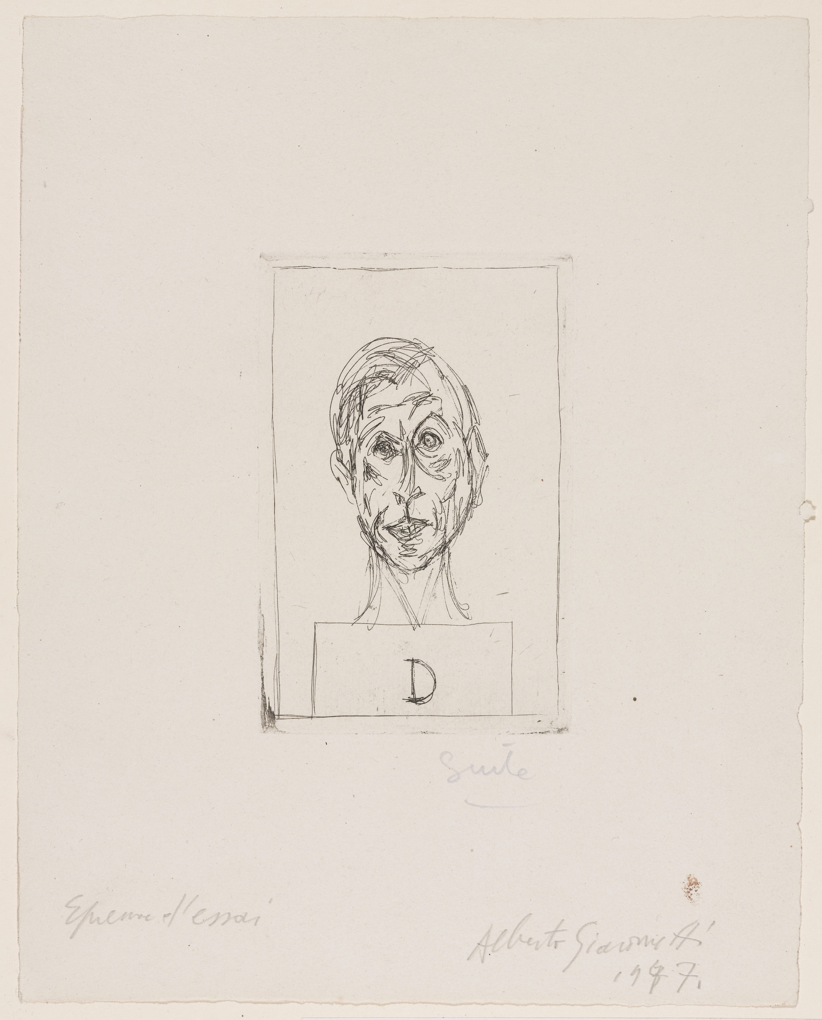 Alberto Giacometti. Georges Bataille