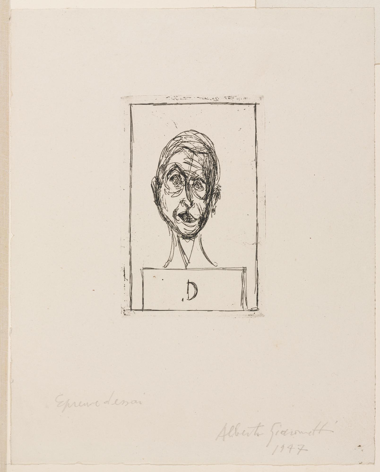 Alberto Giacometti. Georges Bataille