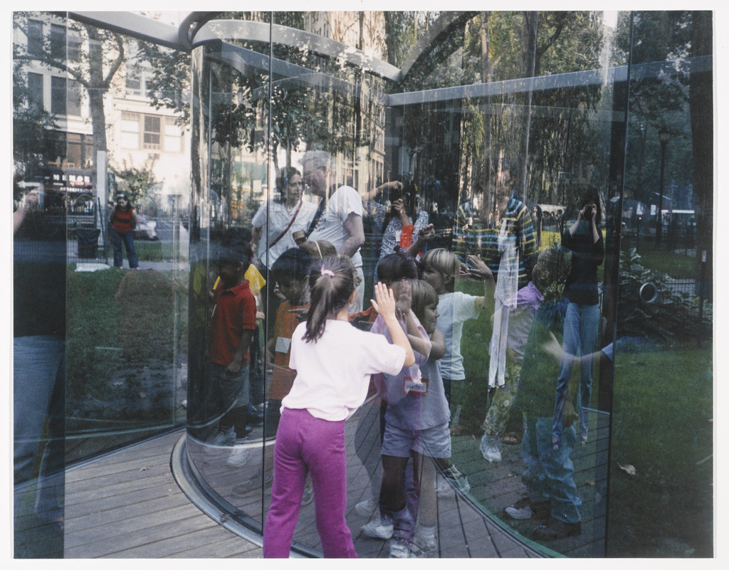 Fun for Kids at my Work in a Park in Manhattan (for Parkett no. 68), Dan Graham, 2003