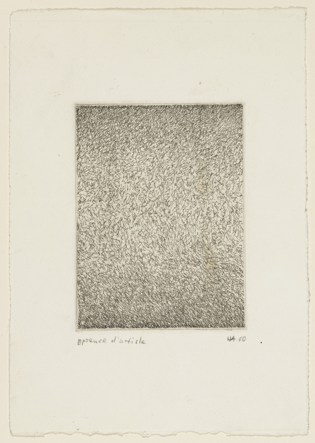 Hans Haacke. Untitled. 1960