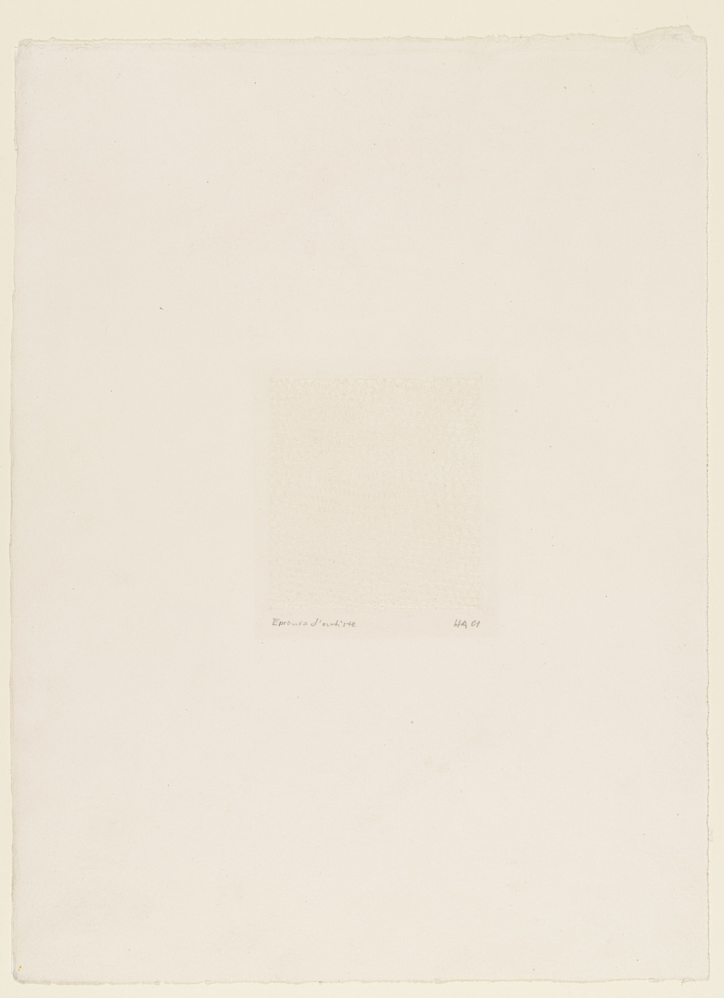 Hans Haacke. Untitled. 1961