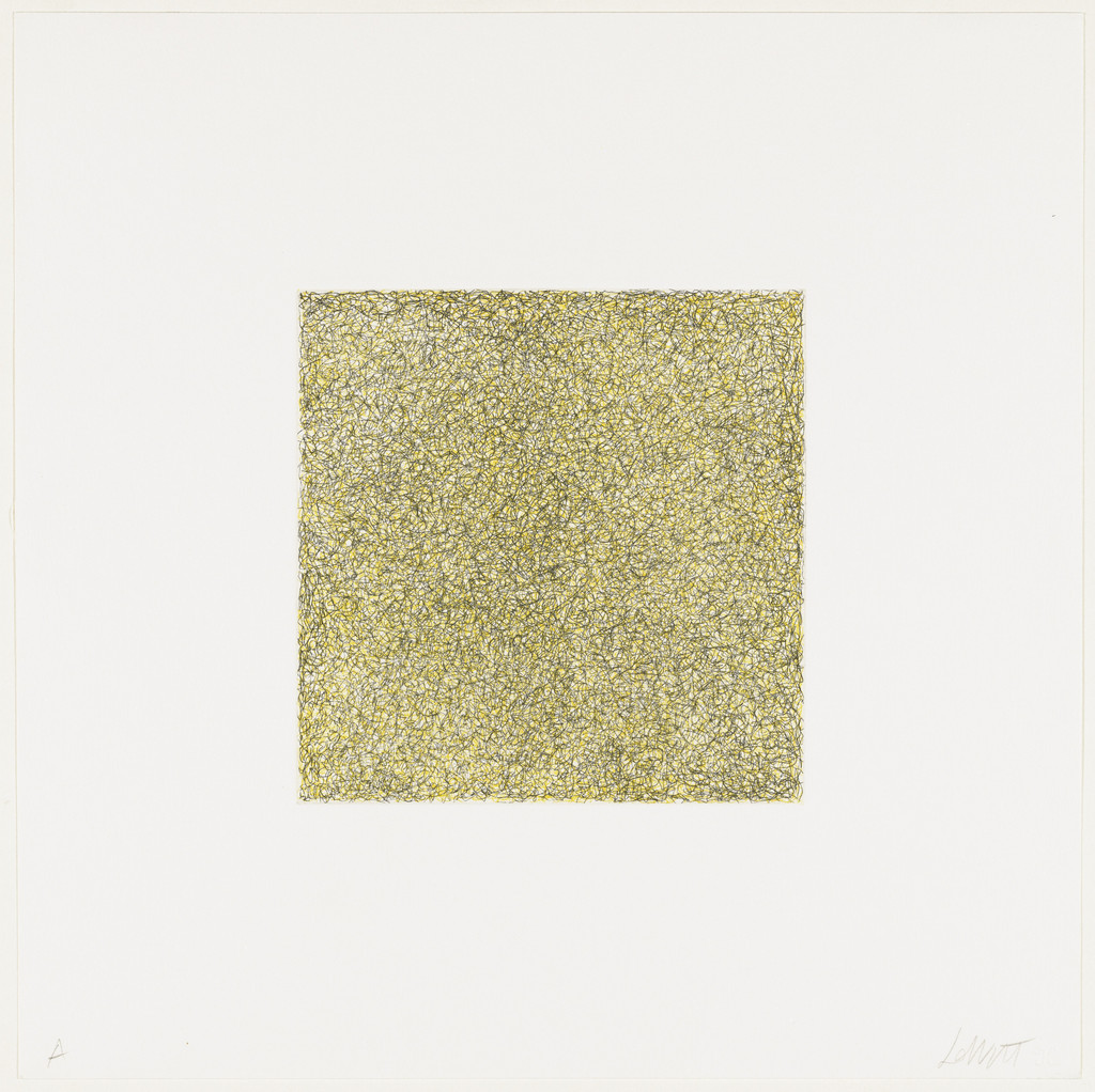 Untitled from Scribbles printed in four directions using four colors