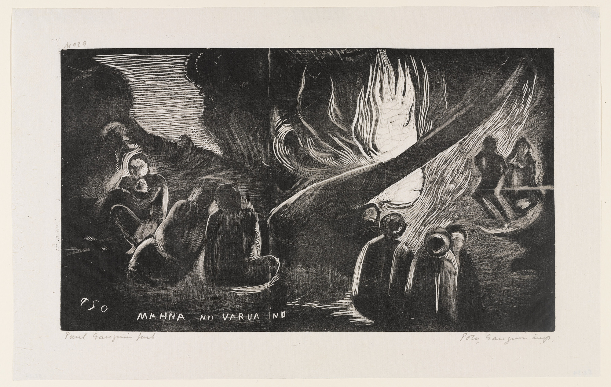 Paul Gauguin. Mahna no varua ino (The Spirit of Evil Is Speaking)