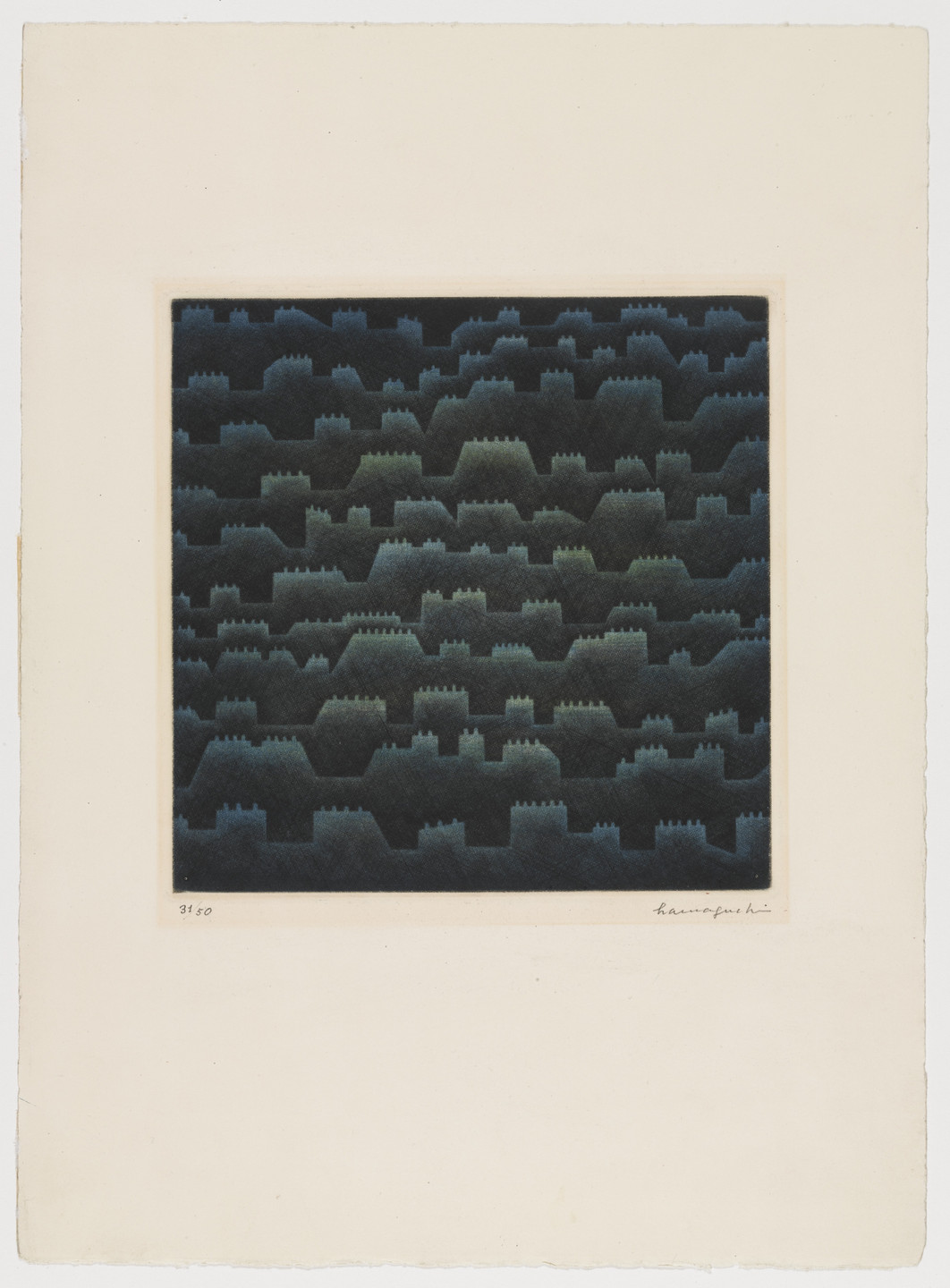 Yozo Hamaguchi. Roofs of Paris. (1956)