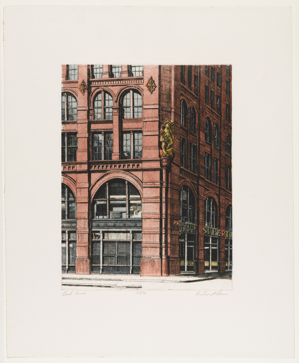 Richard Haas. Puck Corner. 1971
