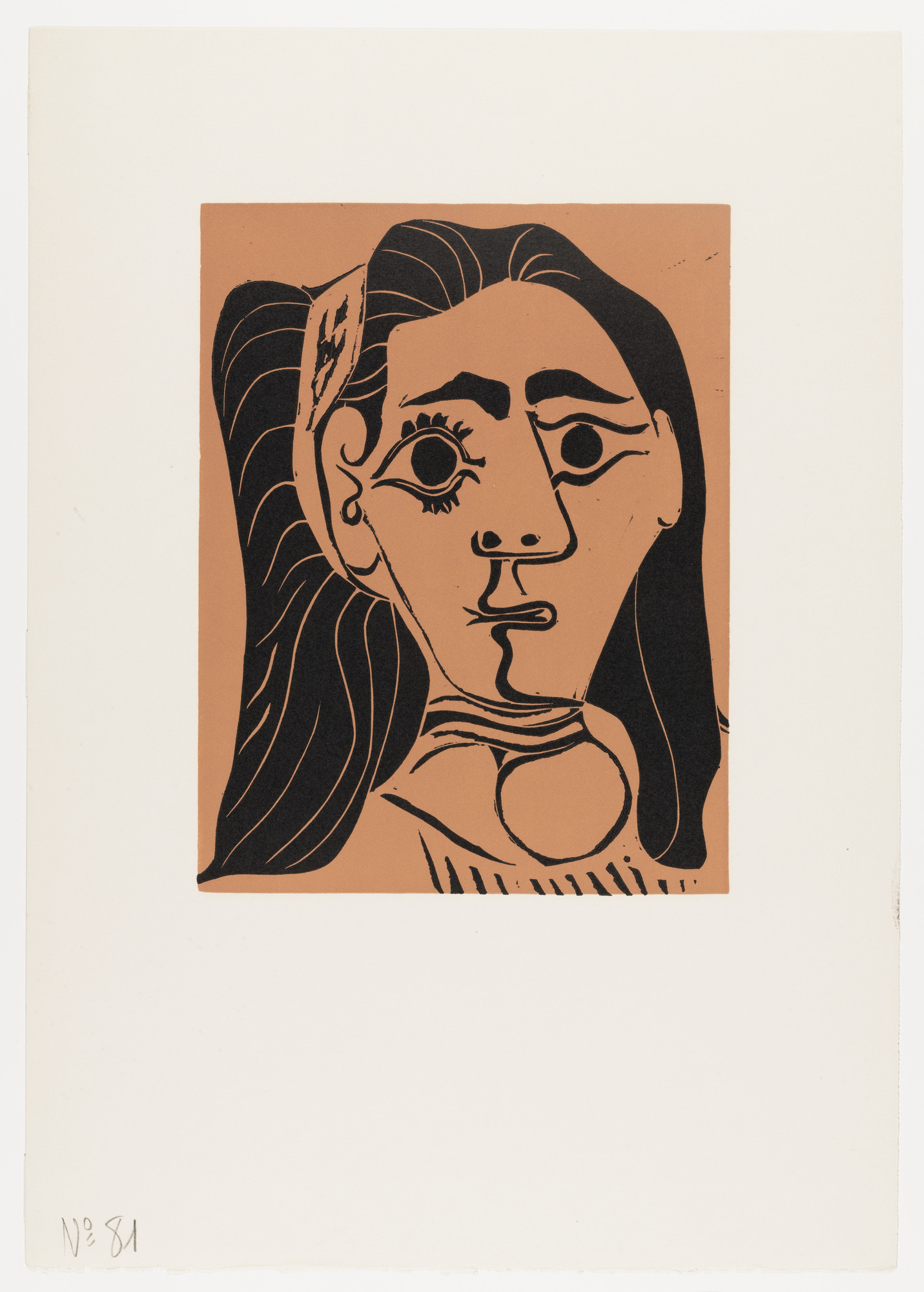 Pablo Picasso. Jacqueline with Headband III (Jacqueline au bandeau