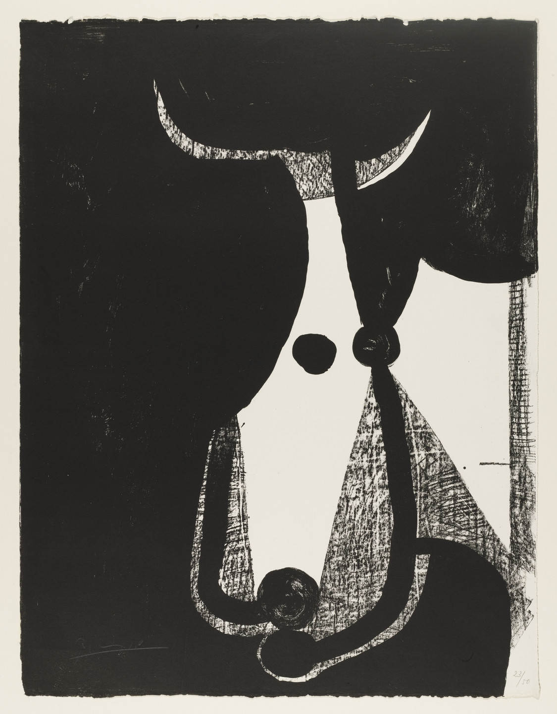 Pablo Picasso. Bull's Head, Turned to the Right (Tête de Pablo Picasso. Bull's Head, Turned to the Right (Tête de