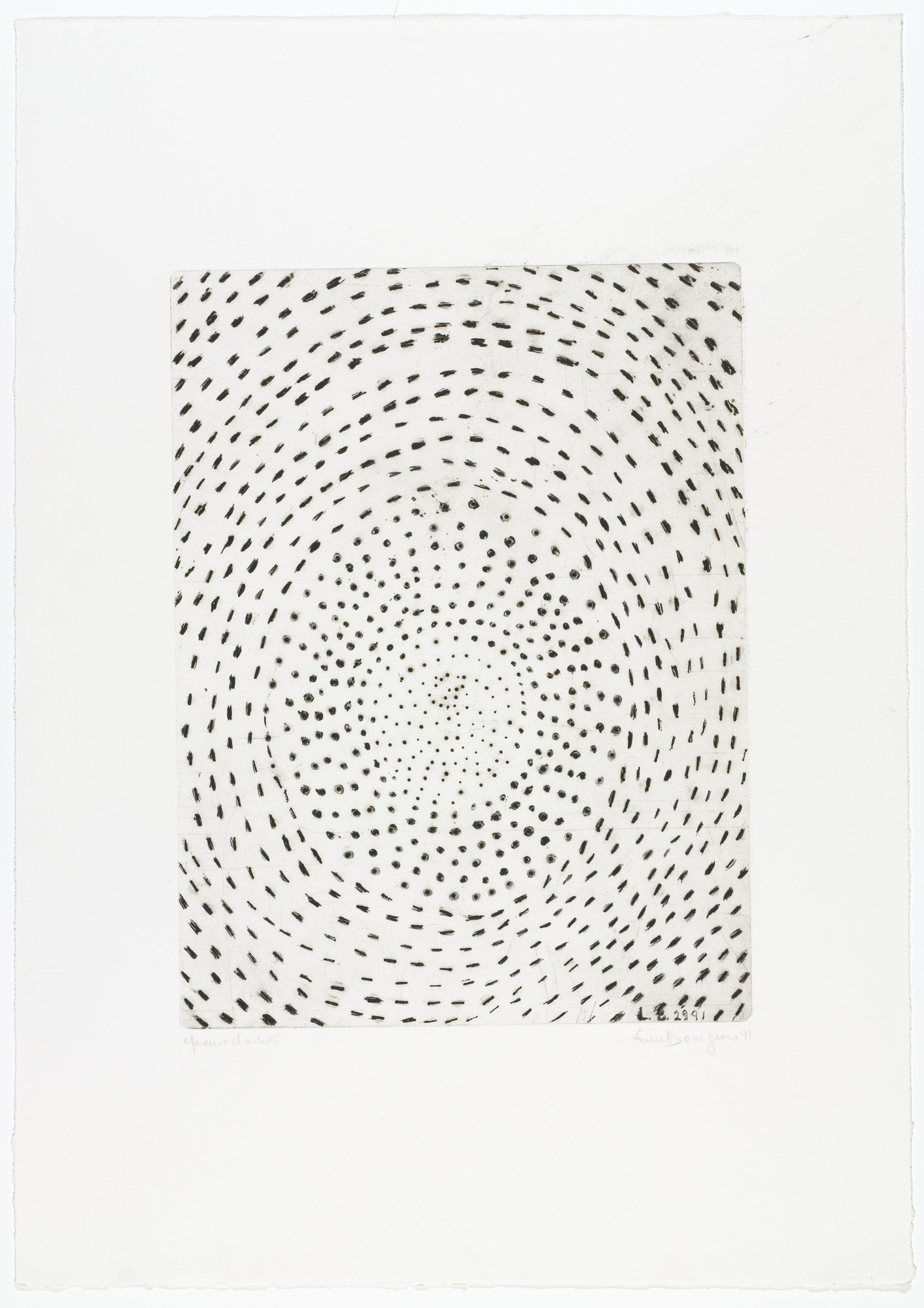 Louise Bourgeois. Tornado, version 1 of 2, state IV of V