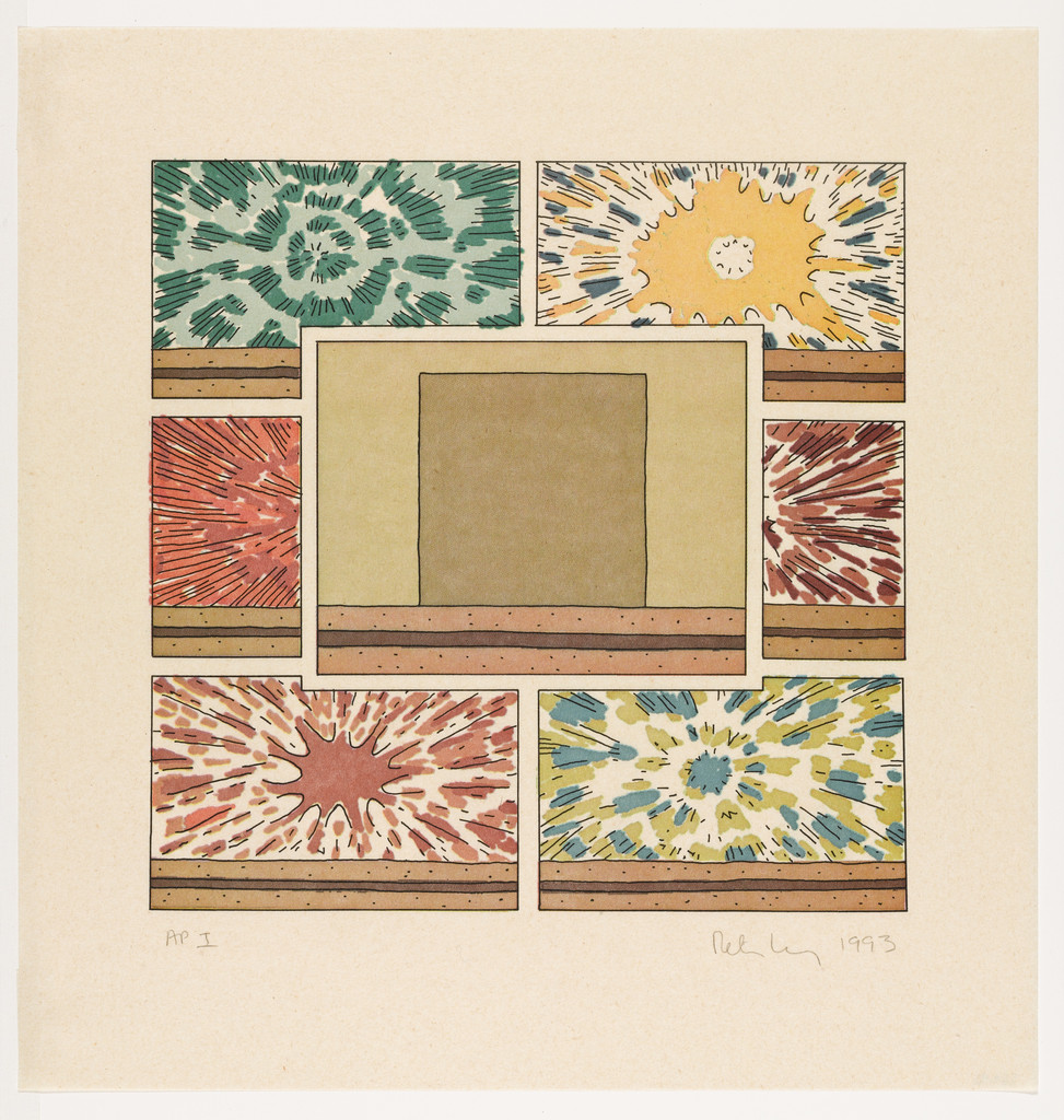 Cell with Explosions II (Tan Cell),