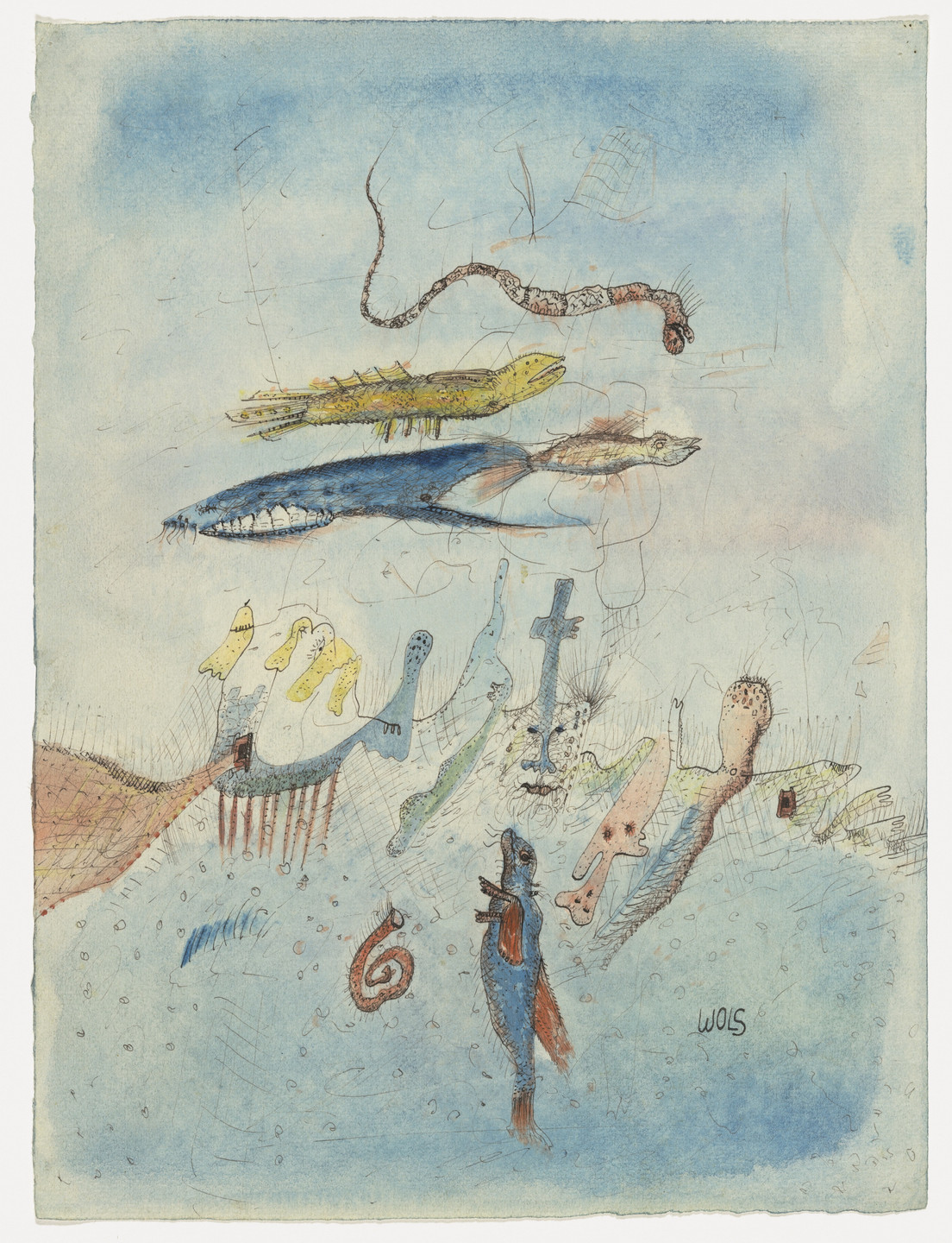 Wols (A. O. Wolfgang Schulze). Gouache #16. 1940–41