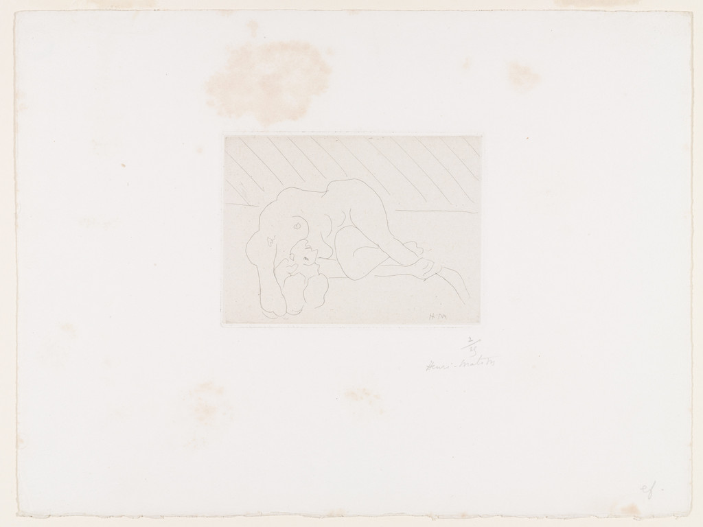 Nude Upside Down Holding Ankle (Nu renversé se tenant la cheville)