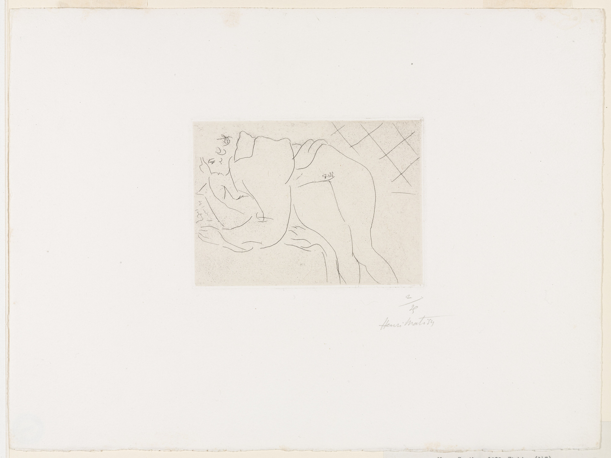 Henri Matisse. Figure Reading (Figure lisant)