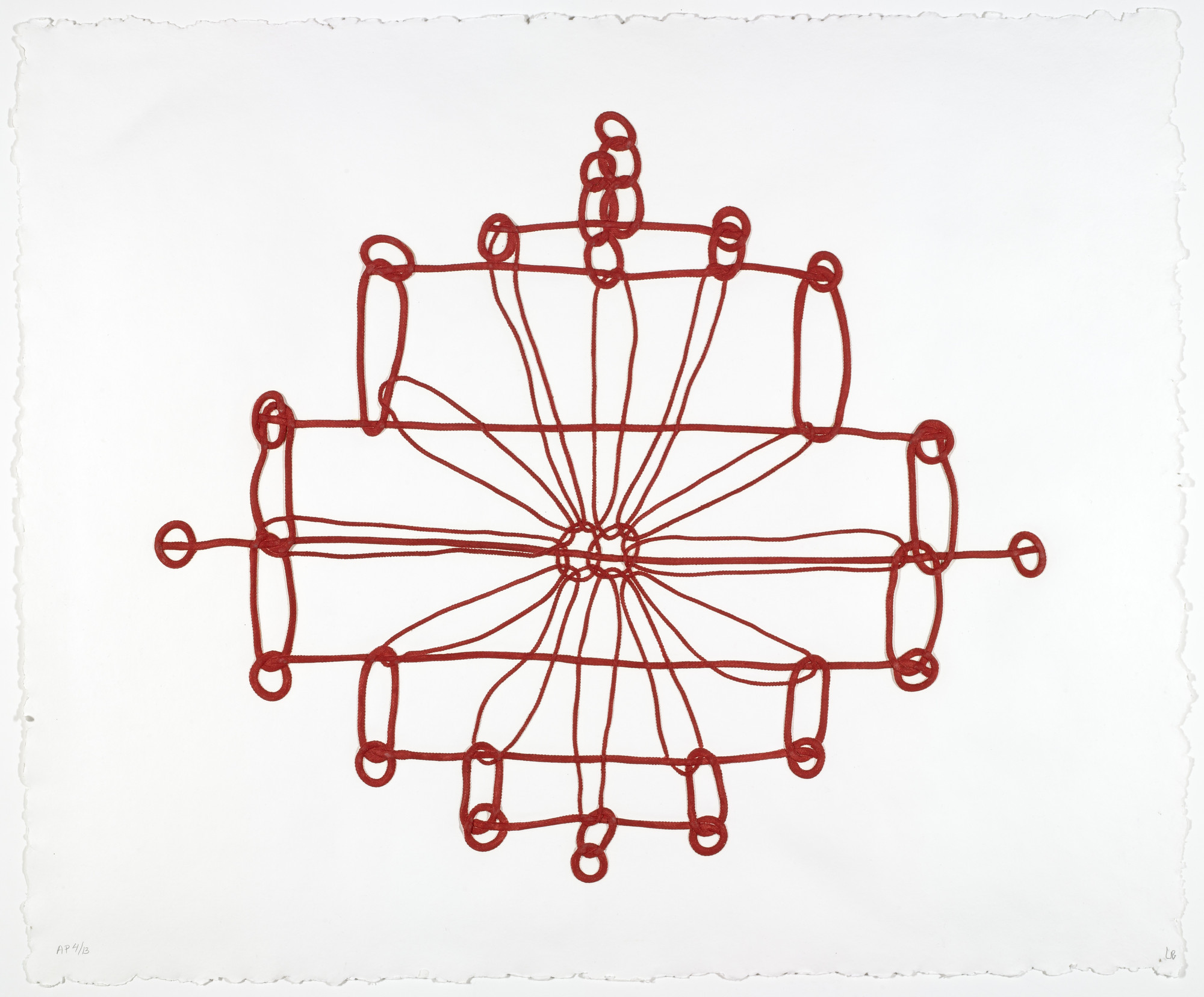 Louise Bourgeois. Crochet II , from the series, Crochet I-V
