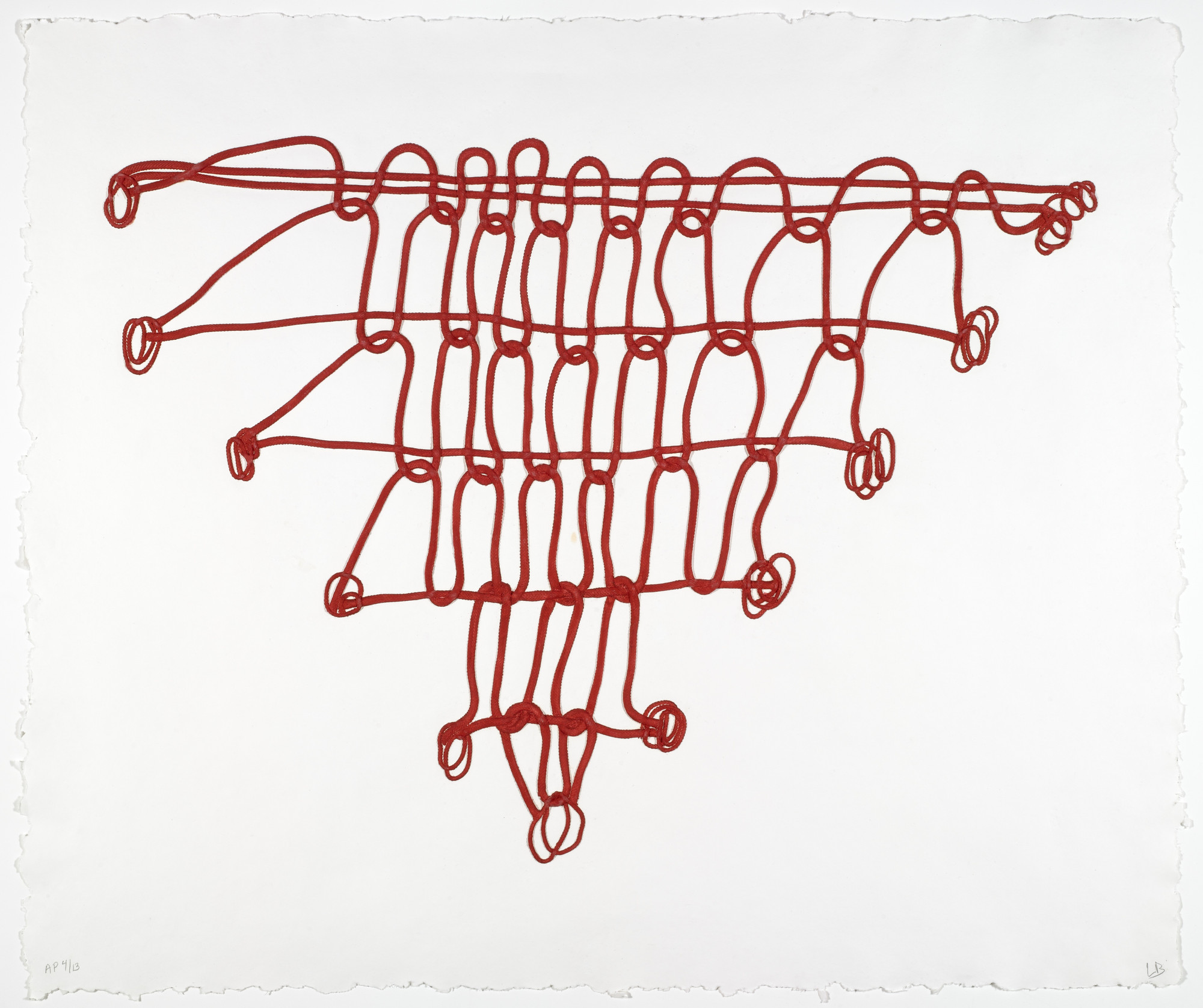 Louise Bourgeois. Crochet III , from the series, Crochet I-V