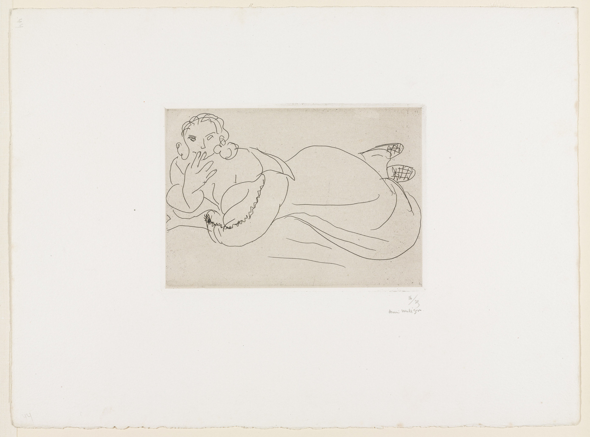 Henri Matisse. Young Woman Reclining (Jeune femme au repos). 1929