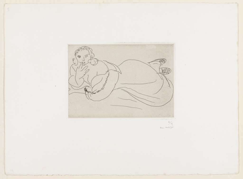 Young Woman Reclining (Jeune femme au repos)