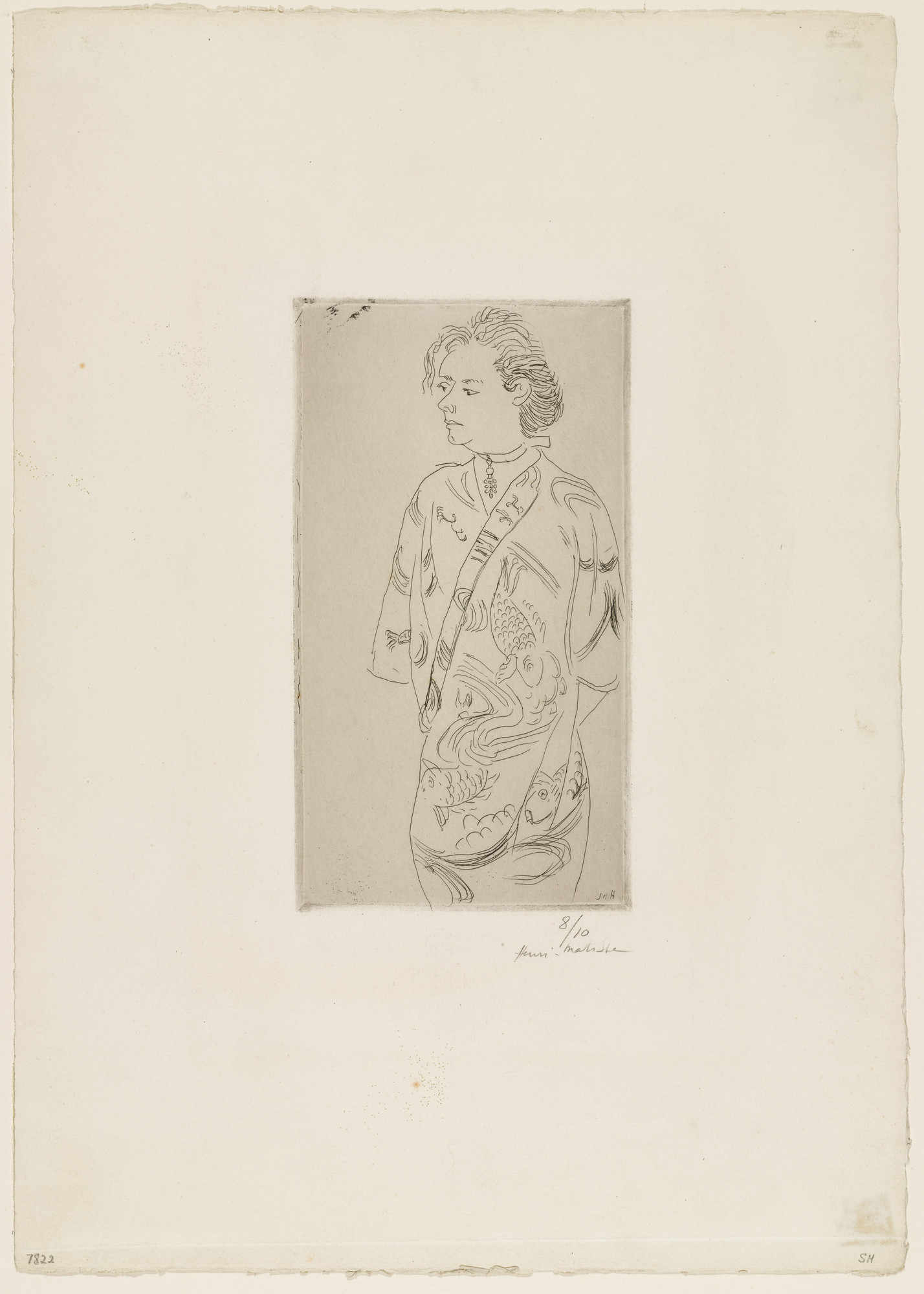 Henri Matisse. Margot in a Kimono (Margot en kimono)