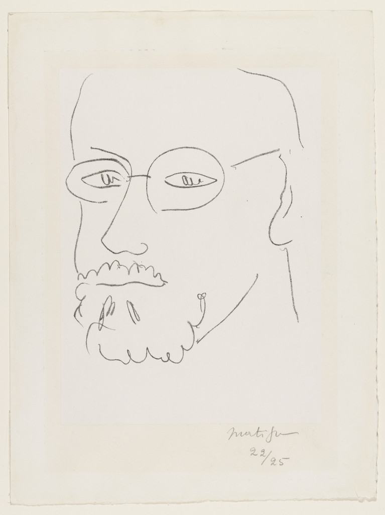 Self Portrait, Three-Quarter View (Autoportrait de trois-quarts) by Henri Matisse