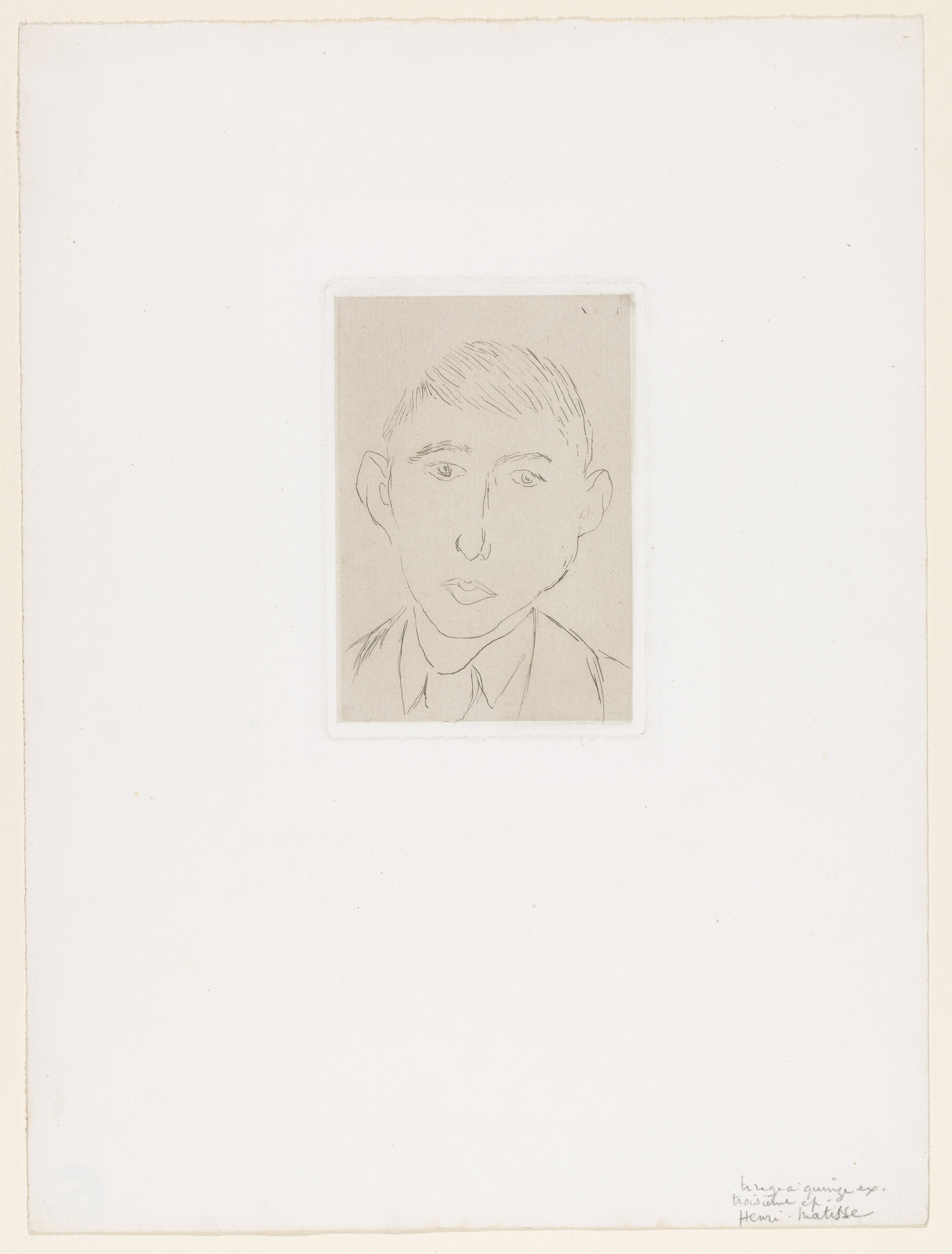 Henri Matisse. D. Galanis, "Peasant" (D. Galanis, "paysan")