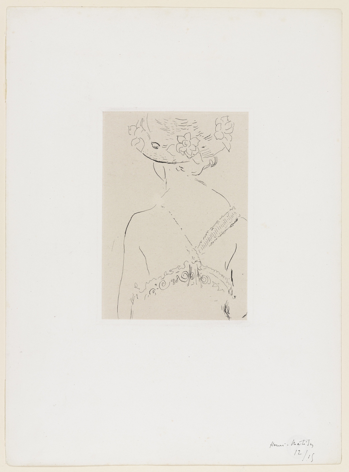Henri Matisse. Loulou, Back View (Loulou, figure de dos)