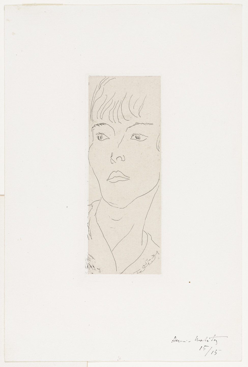 Henri Matisse. Fanny (Mme. D.G.). 1914