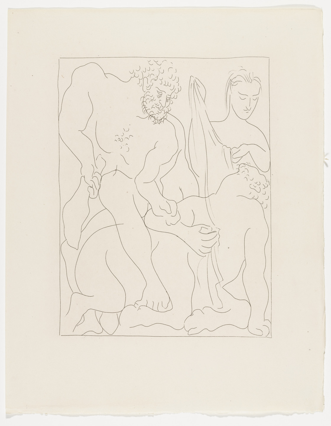 Pablo Picasso. Hercules Kills the Centaur Nessus (Hercule tue le centaure Nessus) from Les Métamorphoses. 1930, published 1931