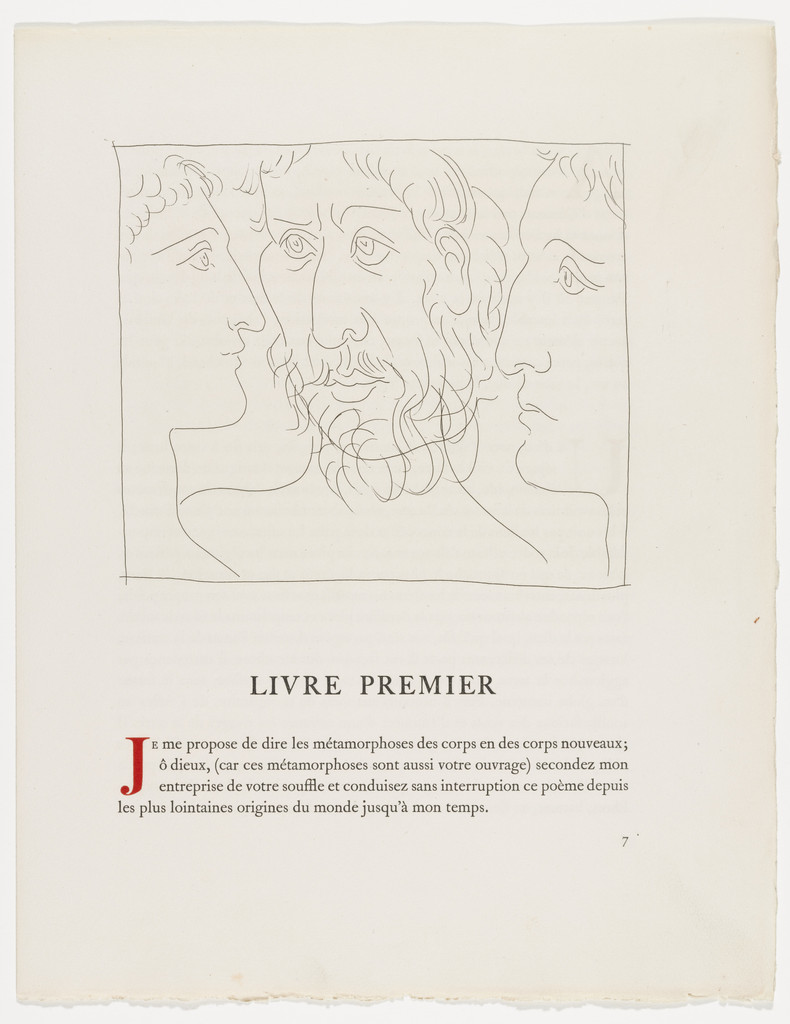 Three Heads of Men (Trois têtes d'homme) from Les Métamorphoses