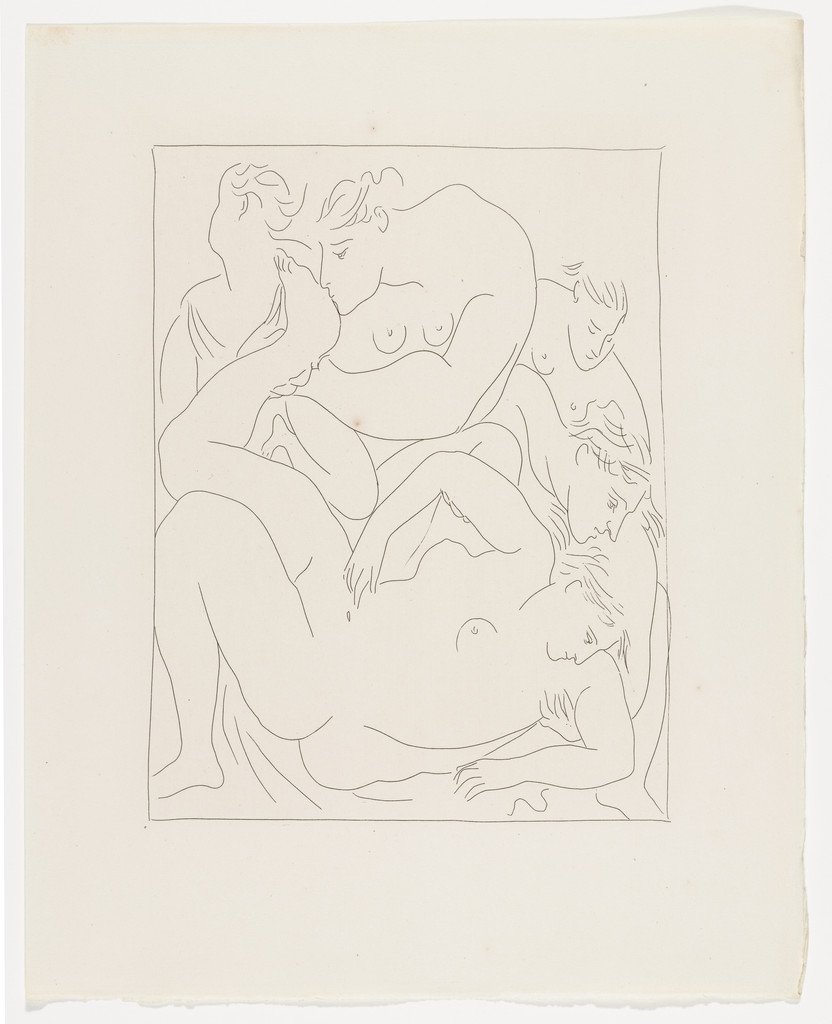 Eurydice Stung by a Serpent (Eurydice piquée par un serpent) from Les Métamorphoses