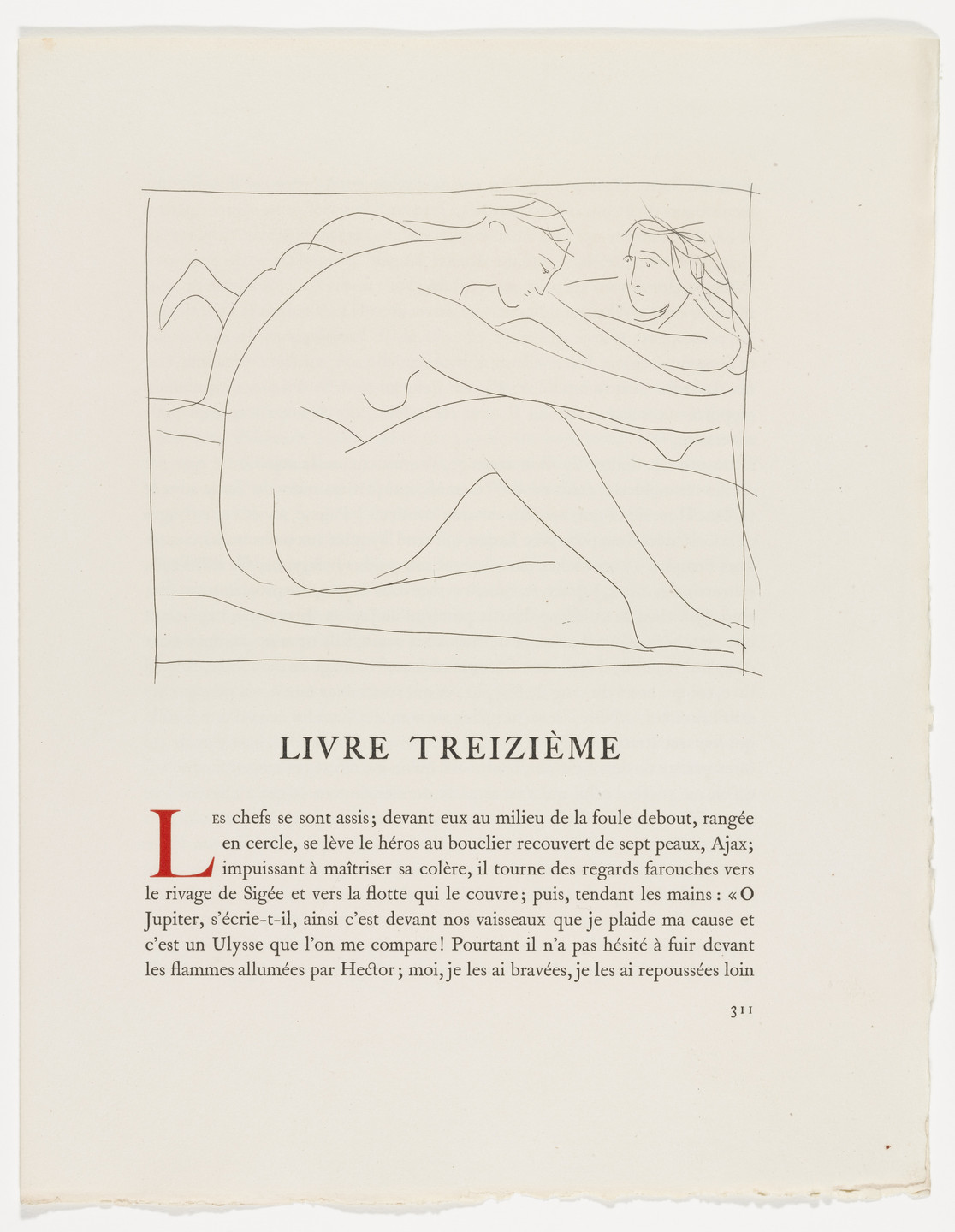 Pablo Picasso. Two Female Nudes (Deux femmes nues) from Les Métamorphoses. 1931