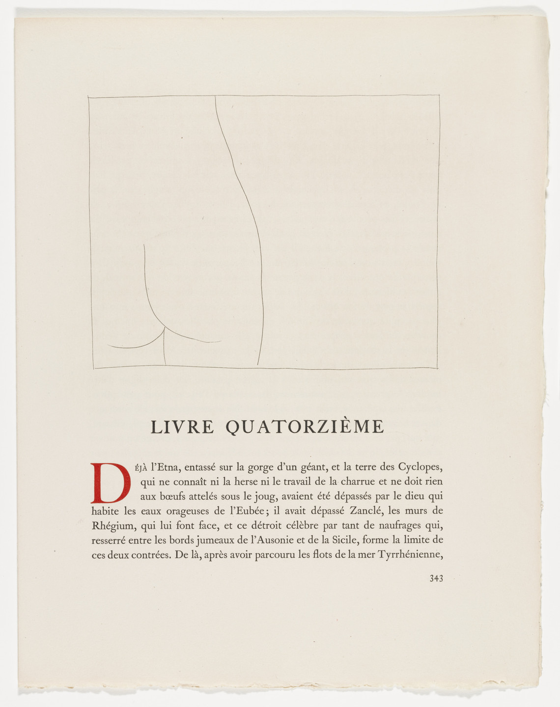 Pablo Picasso. Partial Female Figure (Fragment de corps de femme) from Les Métamorphoses. 1931