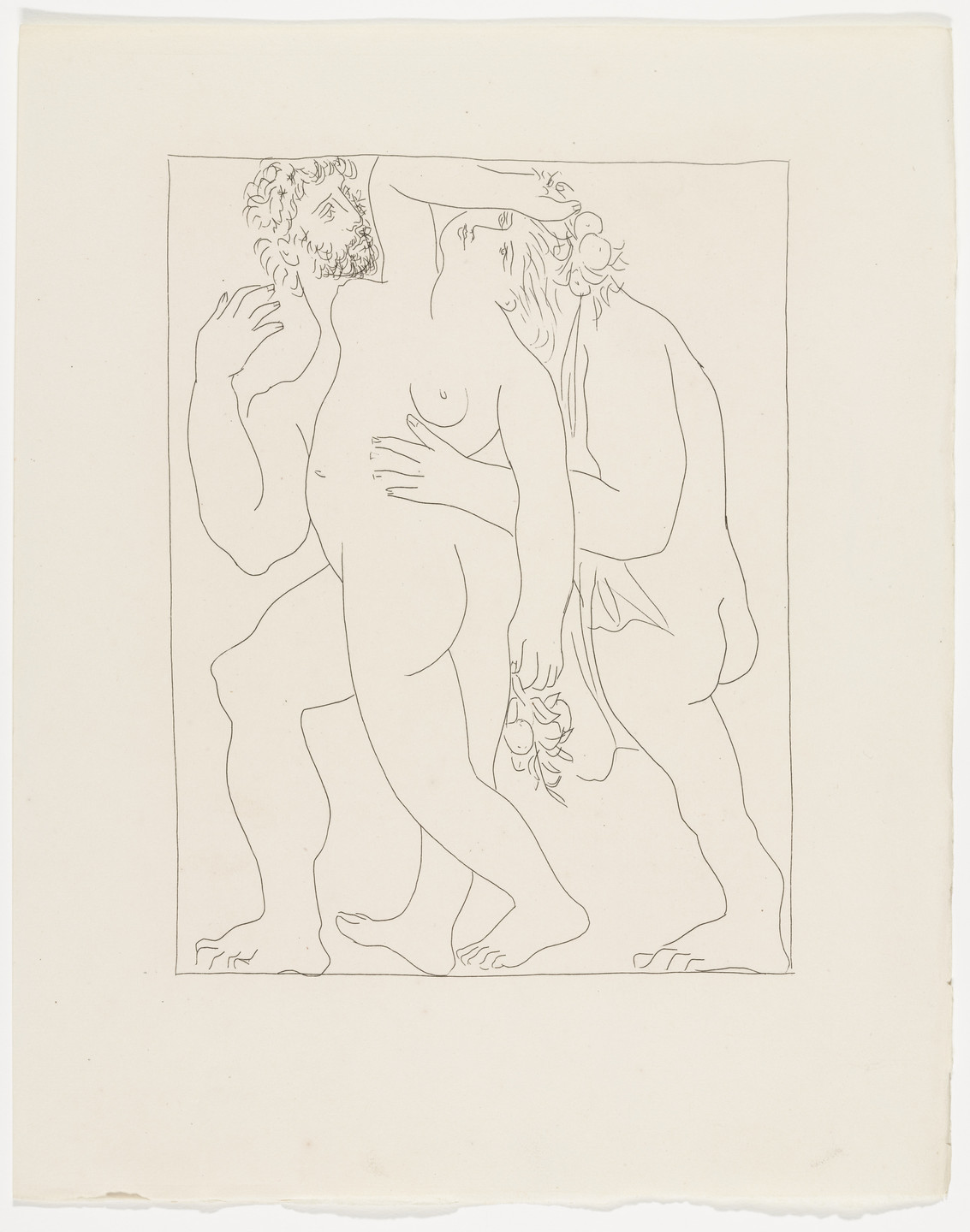 Pablo Picasso. Vertumnus Amorously Pursues Pomona (Vertumne poursuit Pomone de son amour) from Les Métamorphoses. 1930, published 1931