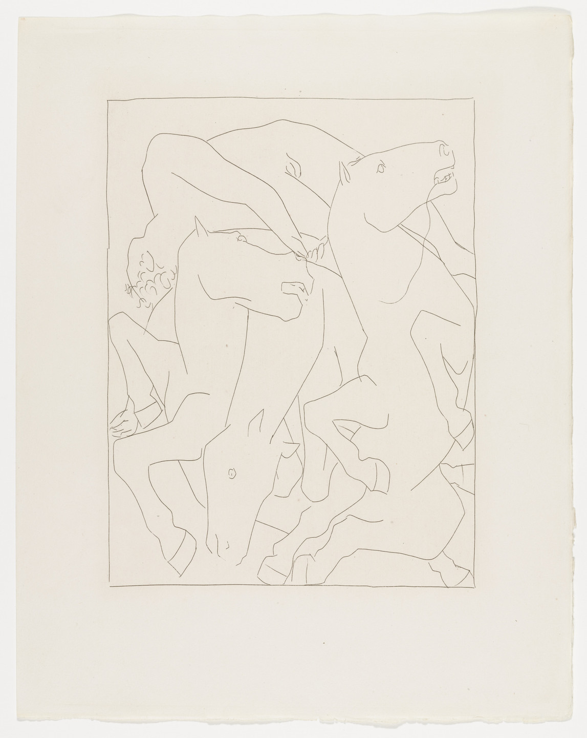 Pablo Picasso. The Fall of Phaethon with the Sun Chariot (Chute de Phaéthon avec le char du soleil) from Les Métamorphoses. 1930, published 1931